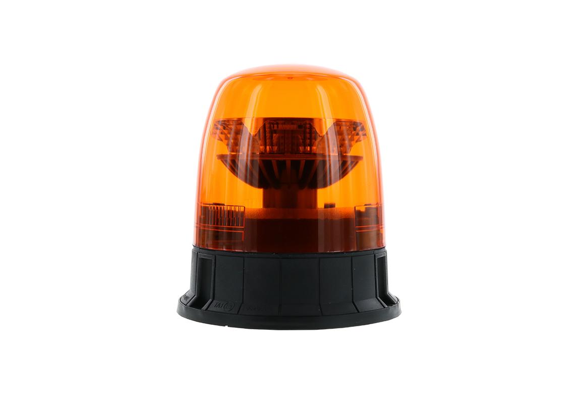 LED Beacon to be screwed rotating light amber   